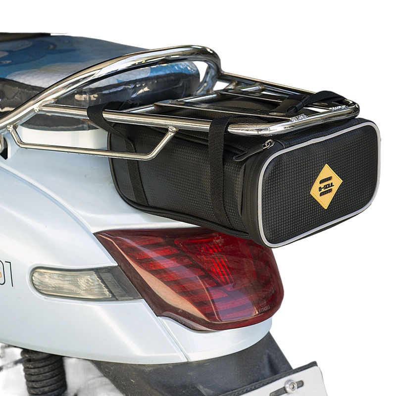 Electric car motorcycle side hanging bag outdoor riding bag rear seat carrying bag shelf bottom bag rear side bag