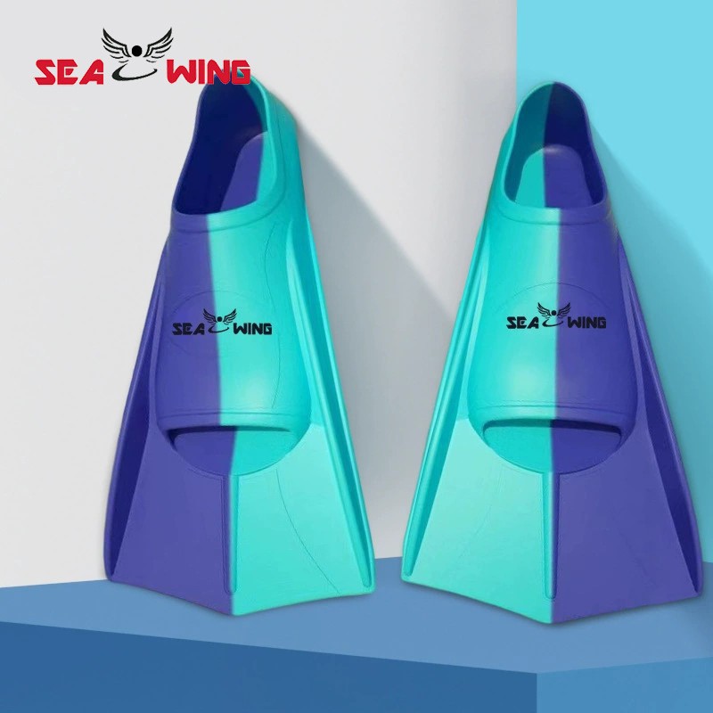 Picture of Free diving flippers for men and women diving swimming frog shoes swimming frog lightweight diving feet silicone short flippers training professional