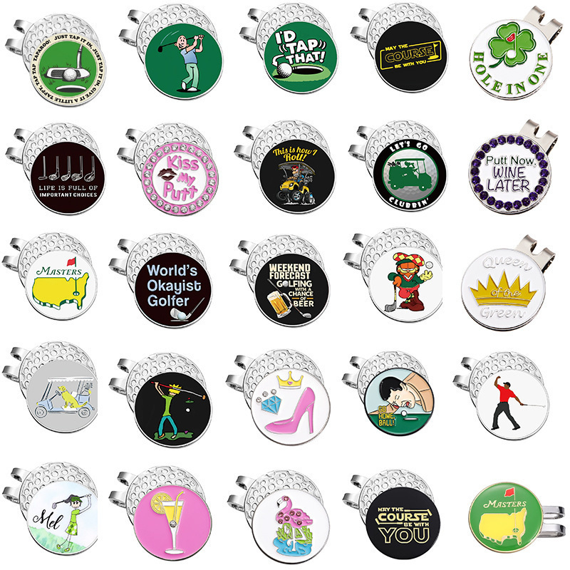Picture of Golf cap clip magnetic ball mark metal mark cross-border hot sale