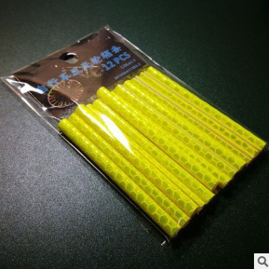 Picture of Color bicycle spoke reflective rod mountain bike decorative strip reflective card dead speed car reflective rod 19g