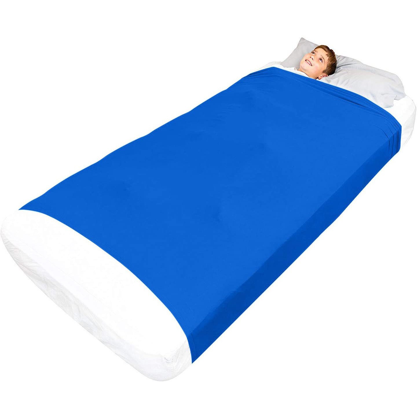 Picture of Amazon cross-border bed set children's sensory compression sheets elastic breathable pressure relief SENSORYBLANK