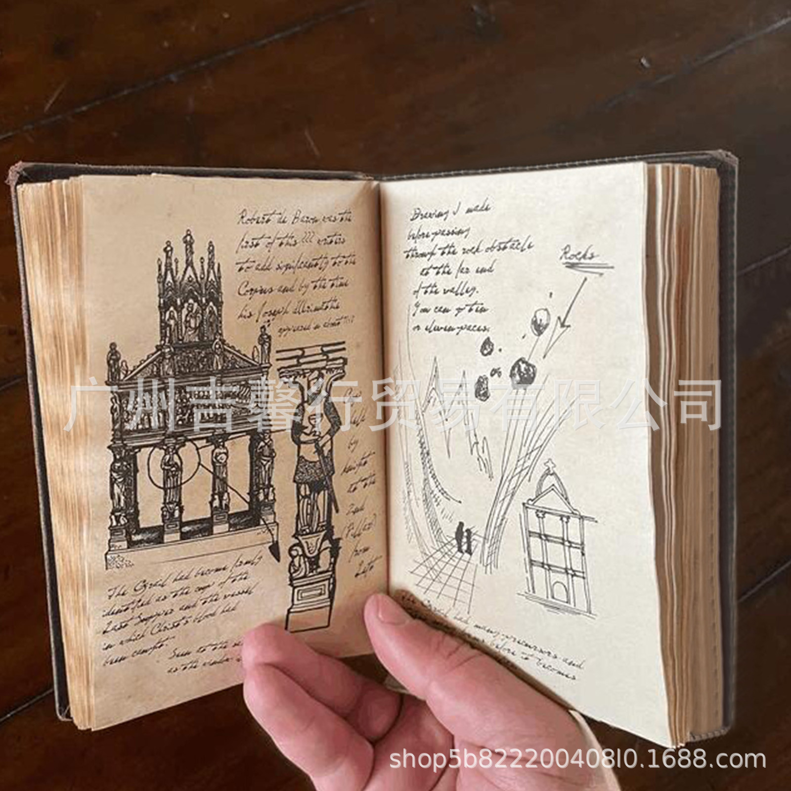 Picture of Indiana Jones Grail Diary Indiana Jones Holy Grail Diary prop copy Diary