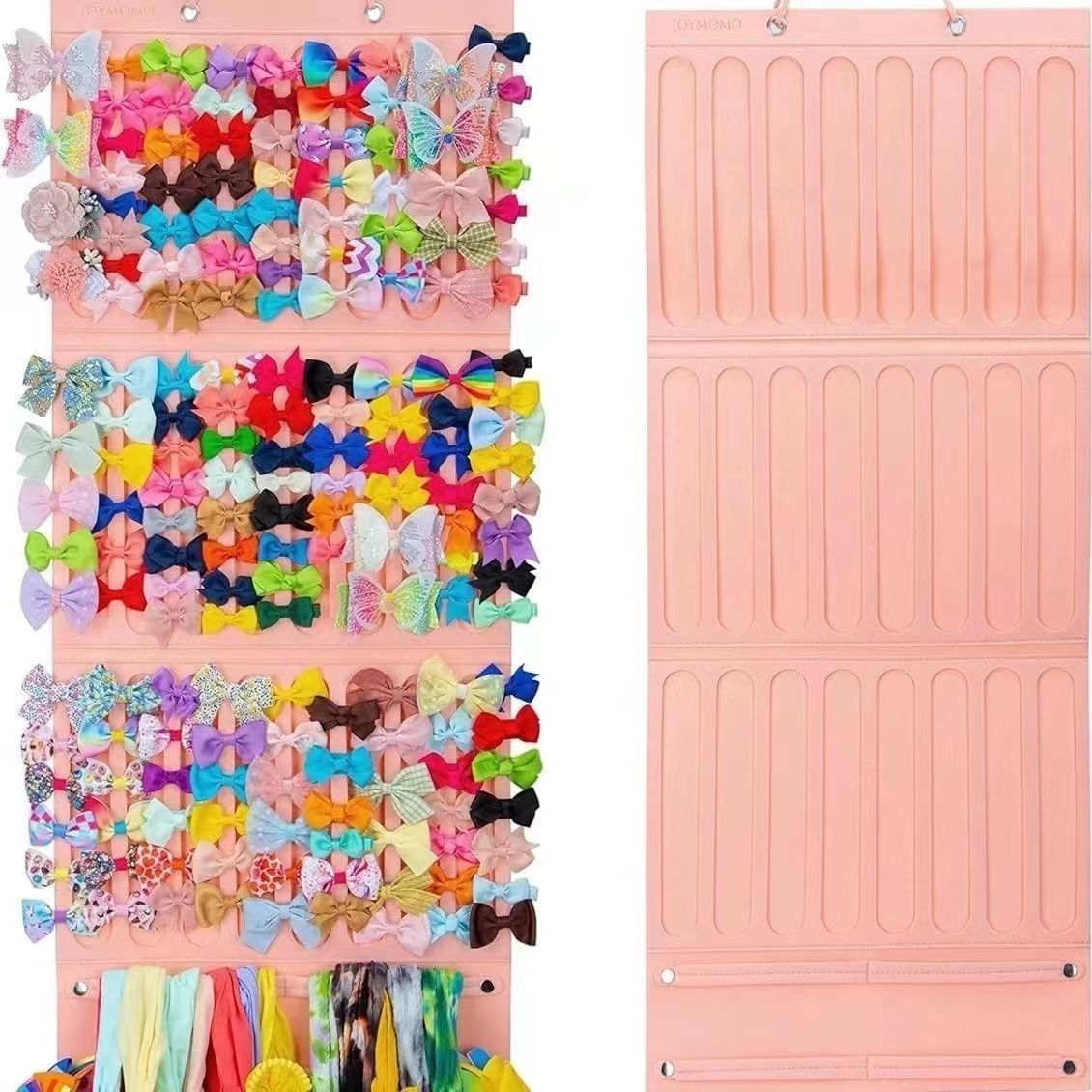 Cross-Border New Felt Hair Accessories Hanging Bag Kidsren's Hairpin Claw Storage Display Rack Ladies Girls Hanging Wall Storage Decoration