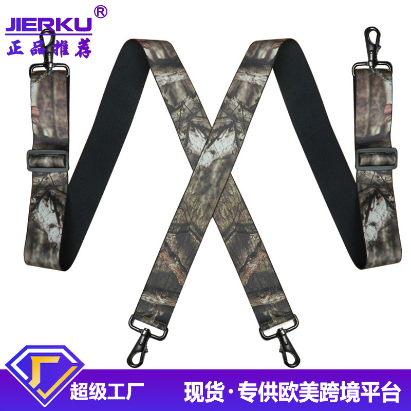 Picture of Cross-border supply 5cm men's printed camouflage strap elastic adjustable outdoor leisure strap clip
