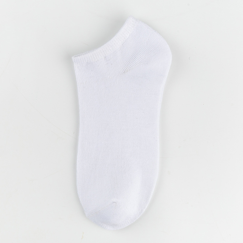 Picture of Socks Men's Solid Color Boat Socks Casual Easiest for Match Socks Sweat-Absorbent Short Socks Summer Thin Low-Cut Shallow Mouth Invisible Boat Socks