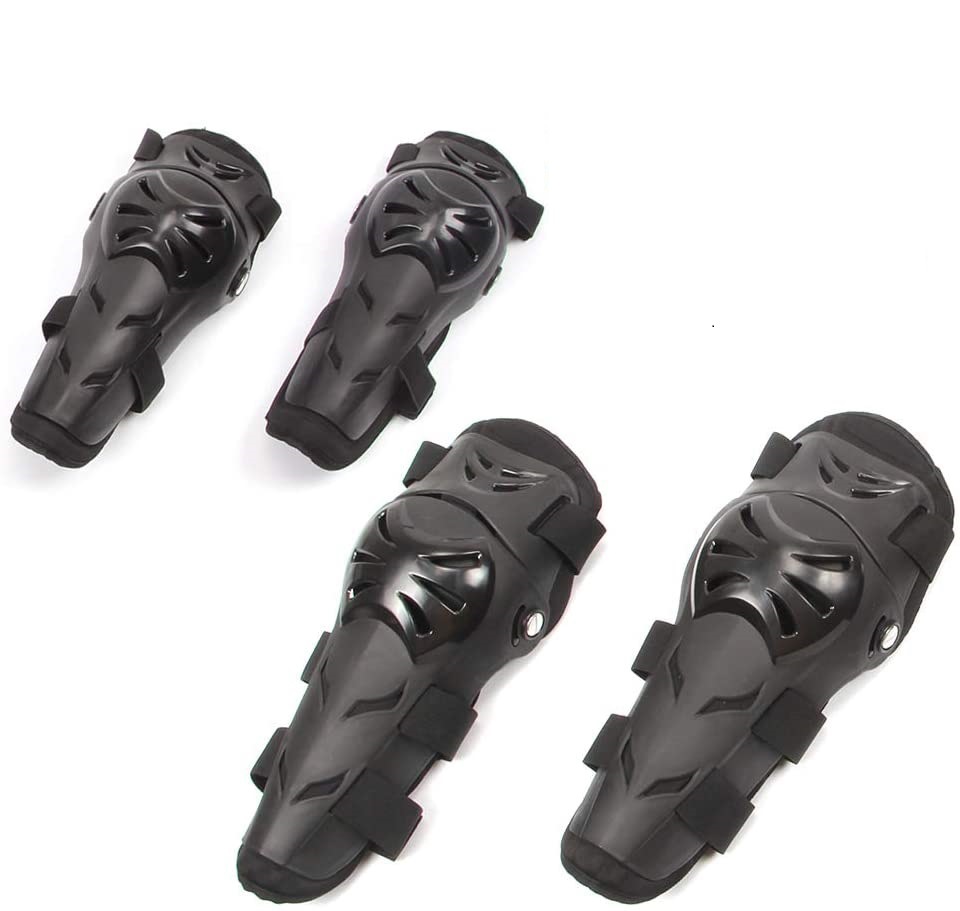 Motorcycle knee pads summer off-road riding equipment motorcycle rider knee pads elbow pads racing anti-fall four-piece set