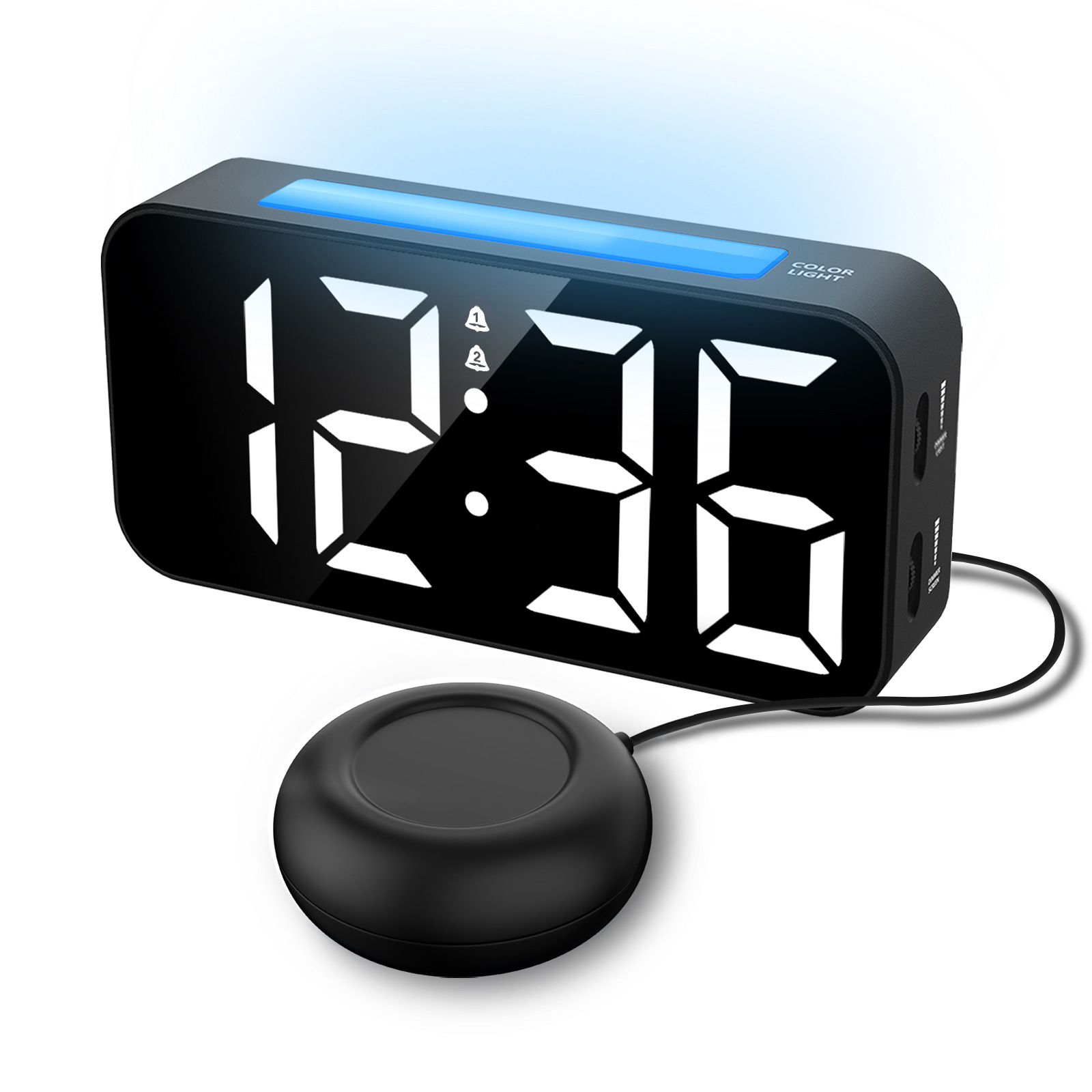 Picture of Cross-border LED student alarm clock multifunctional home electronic clock Amazon colorful digital luminous clock wholesale