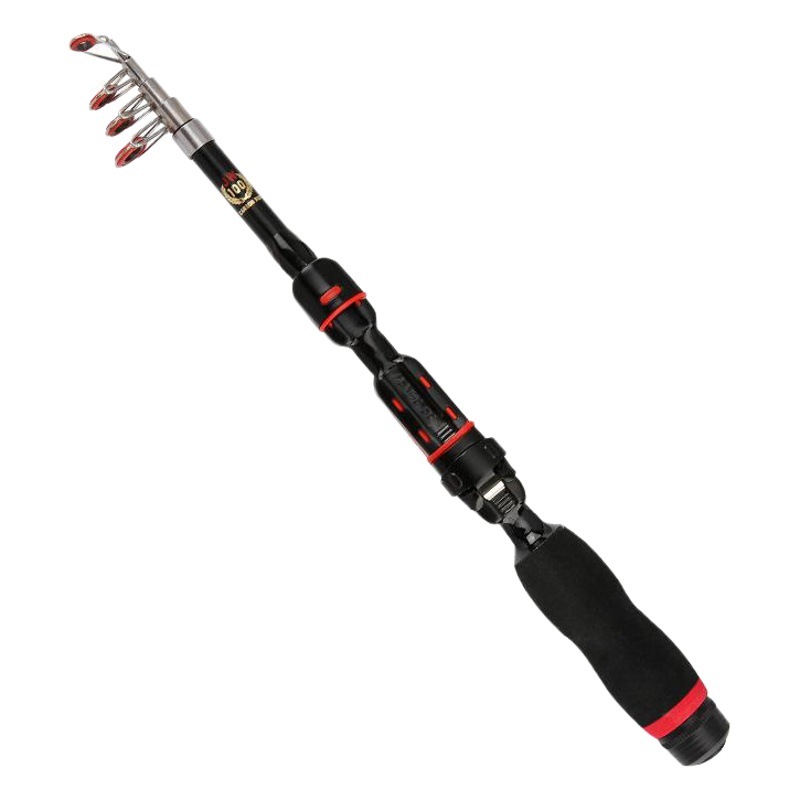 Portable Mini small sea pole mini short sea pole wholesale 1.0 meters 2.3 meters sea pole fishing gear River pole pocket fish