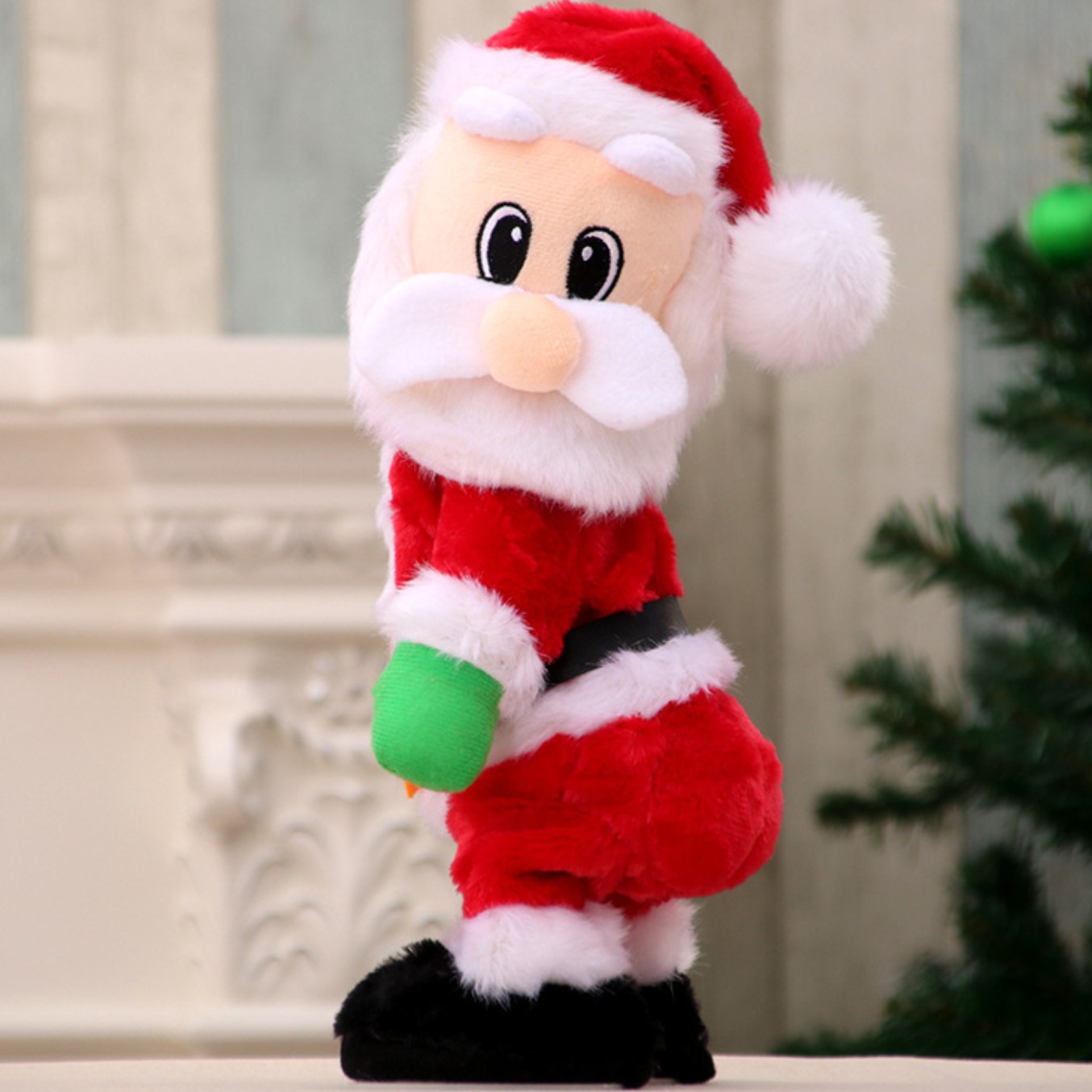 Christmas Gift Fun Shake Hip Electric Old Man Doll Christmas Gift Toy Electric Santa Claus Decoration New