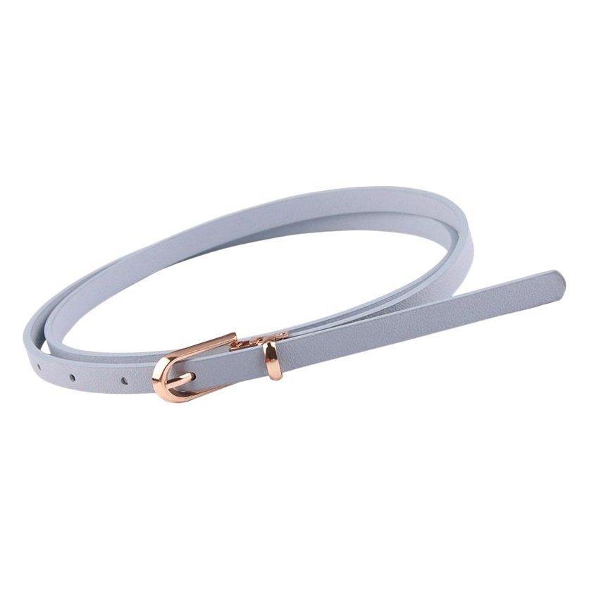 Picture of New Multicolor Decorative dress with Sweater Thin Belt Women's All-match Pin Buckle PU Small Belt Korean Style Trouser Belt