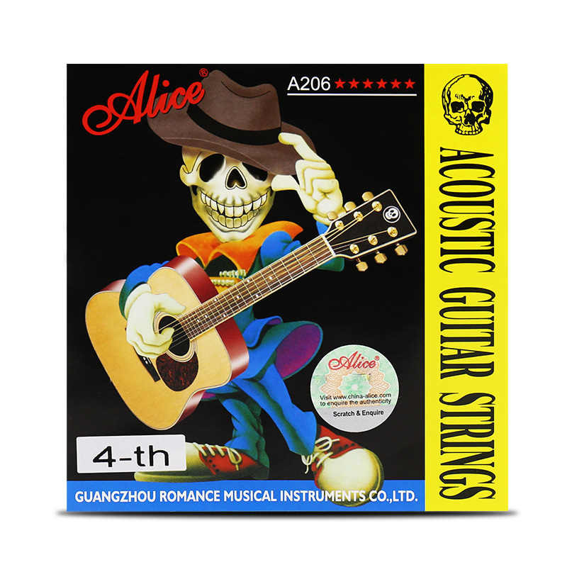 Picture of Alice A206 Folk Guitar Strings Acoustic Guitar Strings Alice Guitar Strings 1 String 2 Strings 3/4/5/6 Strings Set