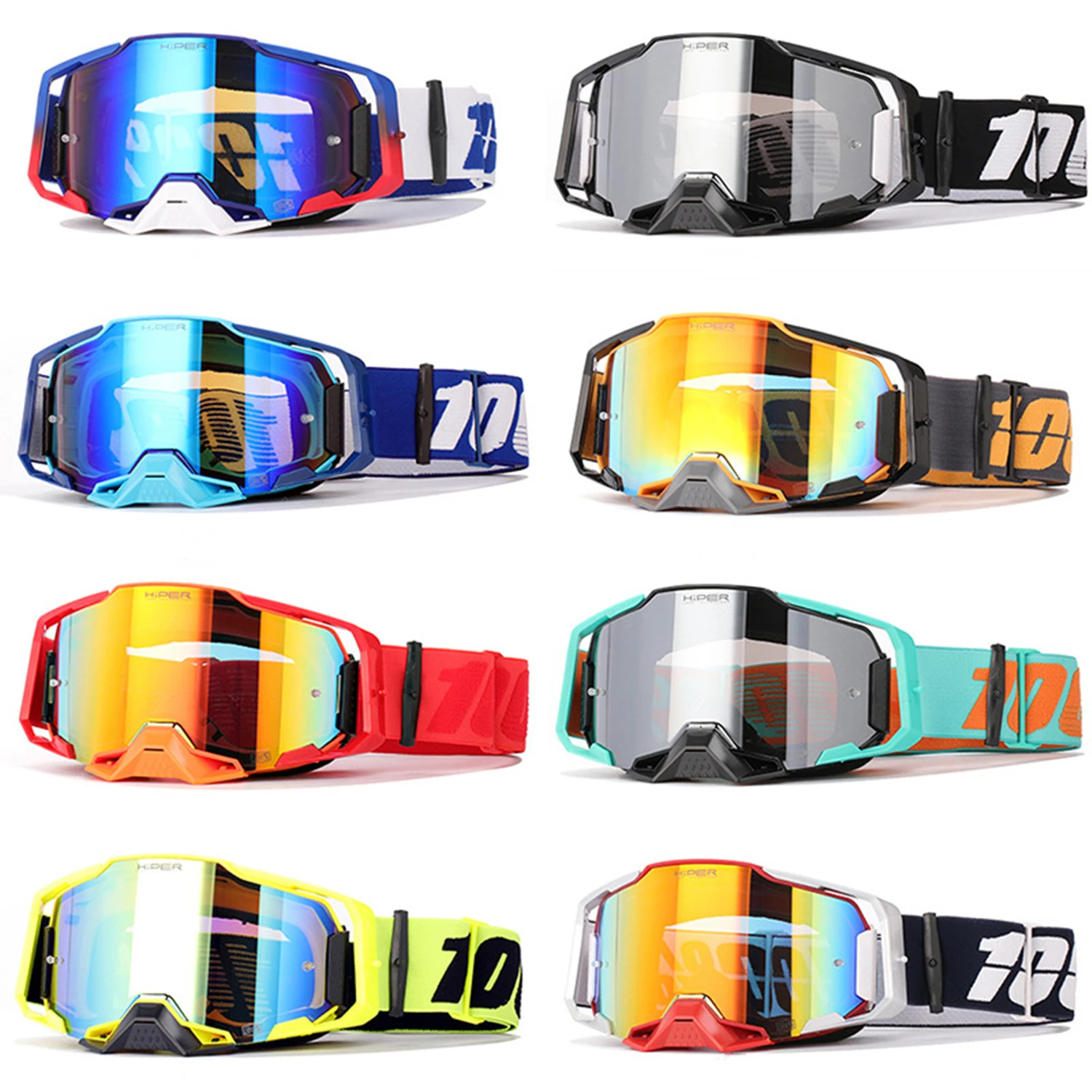 in stock 100% Goggles Outdoor Protective Goggles Windshield Cross-country Quick-release Riding Goggles Sand Sunglasses