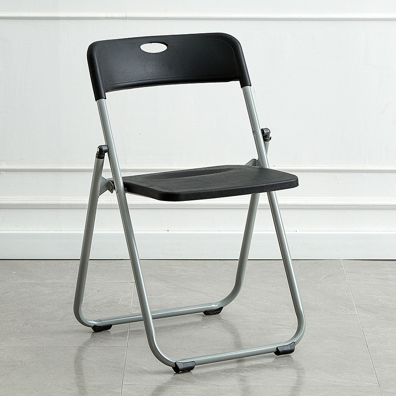 Picture of Plastic folding chair home back chair Internet celebrity photo chair dormitory dining chair conference office chair outdoor folding stool