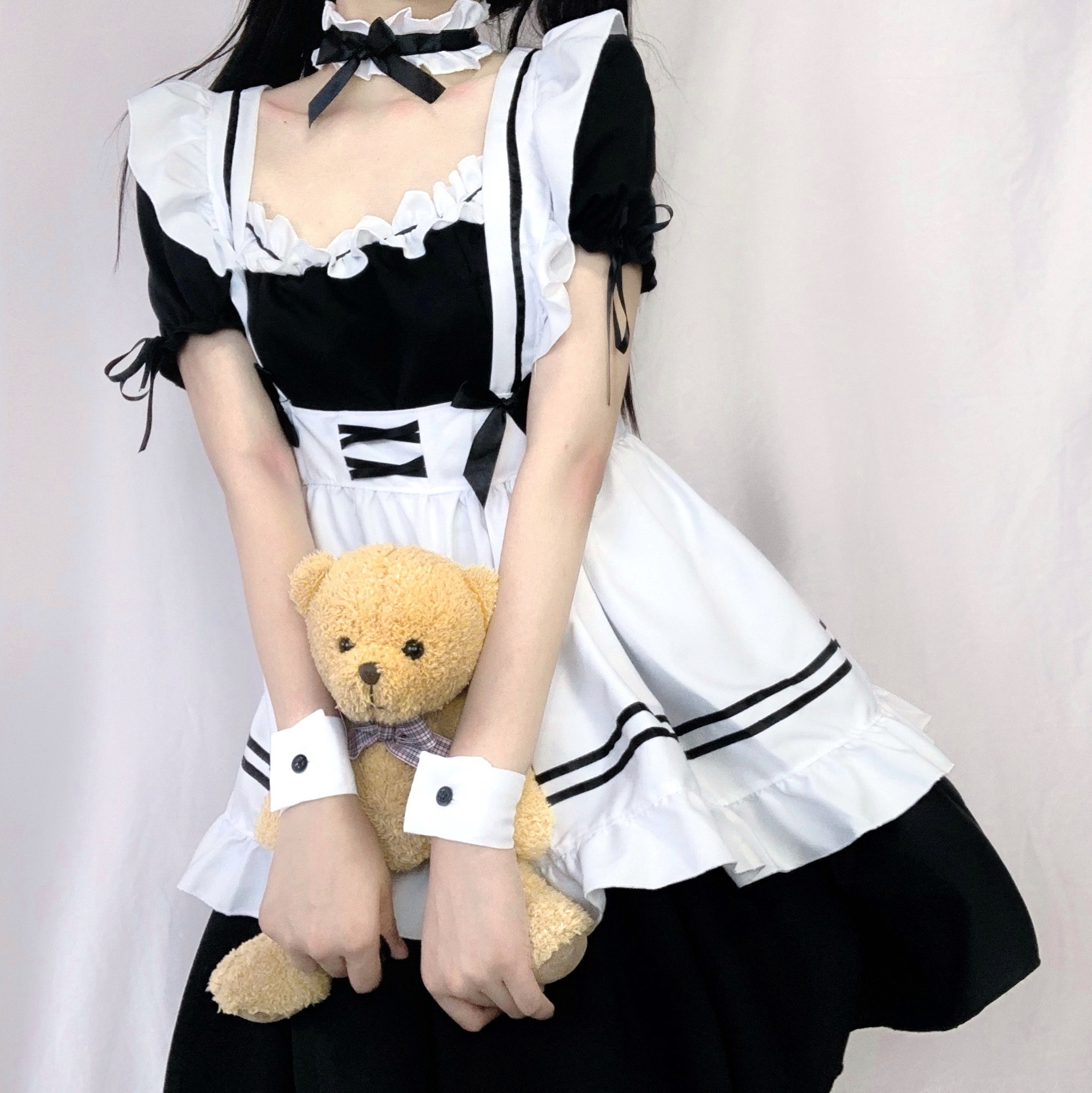 Picture of S-4Xl Large Size Japanese Style Maid Costume Cosplay Maid Costume Anime Cosplay Lolita Lolita Women's Clothing