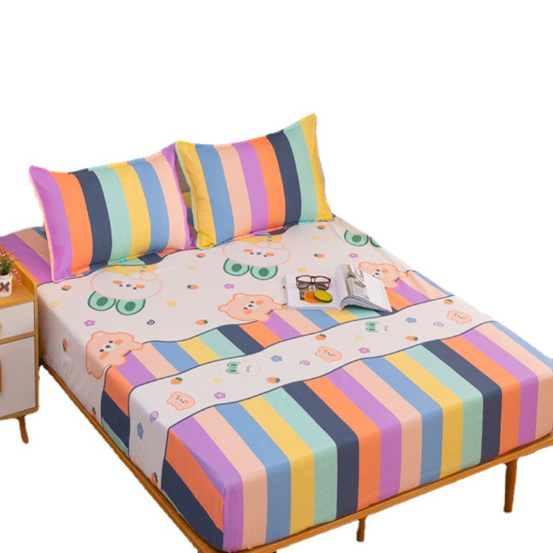 Picture of Printed Fitted Bed Sheets, Simmons Protective Dust Cover, All-Inclusive Elastic Bed Cover, No Pilling, No Shrinkage
