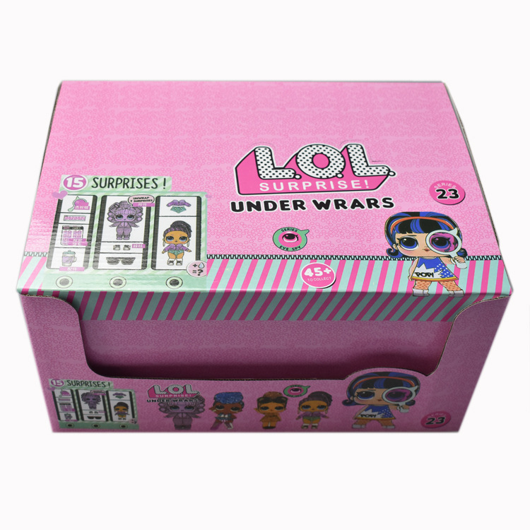 Factory wholesale corrugated box toy display box packaging box gift box free design artwork