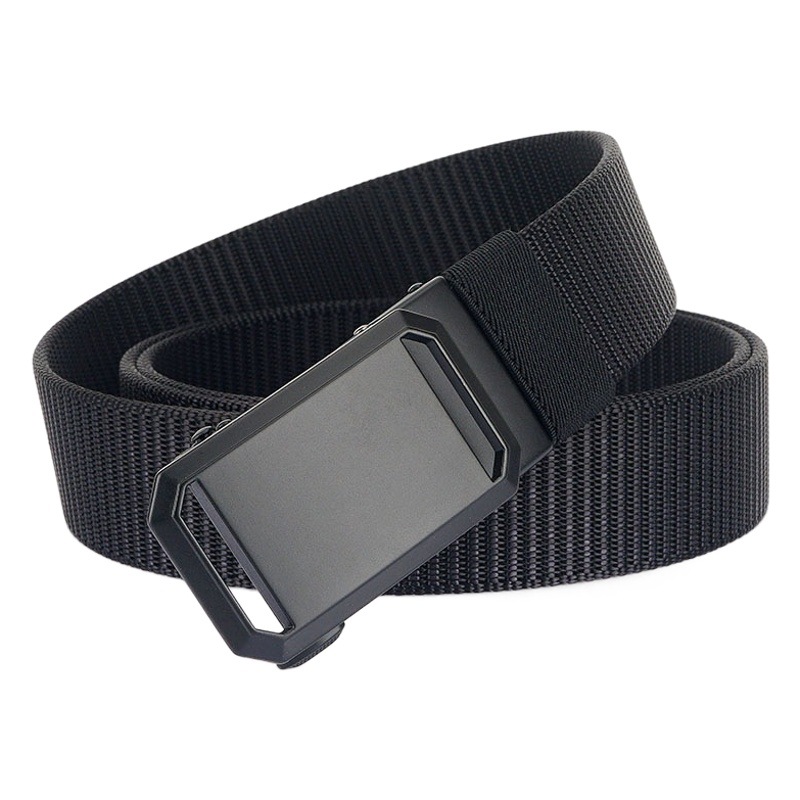 Paul New Canvas Belt Men's All-match Casual Nylon Belt Non-perforated Belt Student Military Training Belt