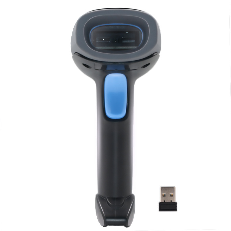 Picture of Youku 2D Scanner Gun Bluetooth Laser Wireless Barcode Supermarket Cashier Express Logistics Handheld Wired Scanner Gun