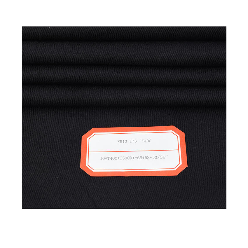T400 cotton-polyester blended t400 polyester-cotton woven weft elastic fabric quick-drying leisure sports fabric T400