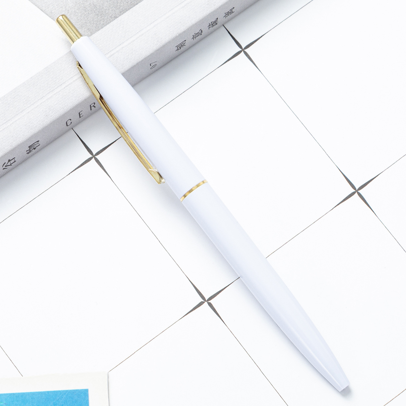 Picture of Press Multi-Color Ballpoint Pen Wholesale Office Stationery Student Plastic Ballpoint Pen Printed Logo Advertising Gift Promotional Pen