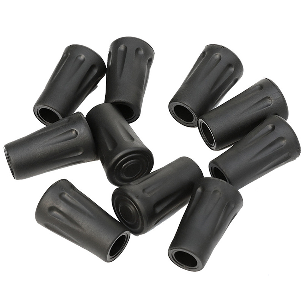 Picture of Mountaineering Staff Accessories Non-slip Rubber Sleeve Mountaineering Staff Shock Absorbing Wear-resistant Tip Sleeve Protective Foot Sleeve Accessories Cylindrical Head