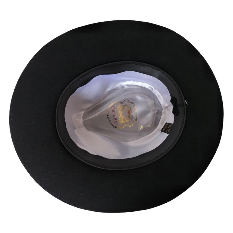 Shanghai Beach Xu Wenqiang Wool Top Hat Jazz Hat Felt Hat Unisex Hat Adult Hat Top Hat-PN