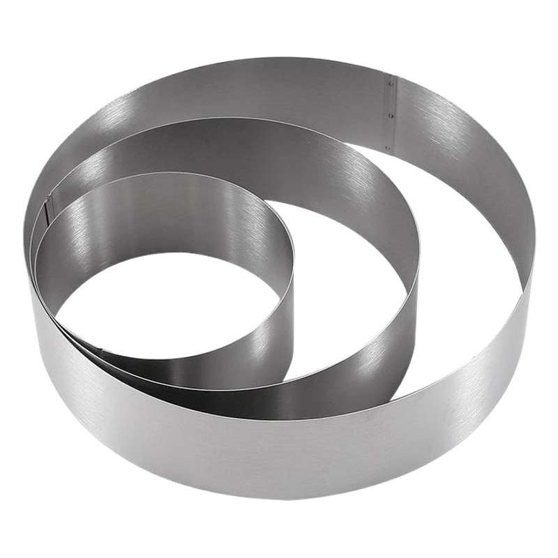 Baking tools DIY stainless steel mousse circle cake mold cake circle three-piece set cake tools supplies