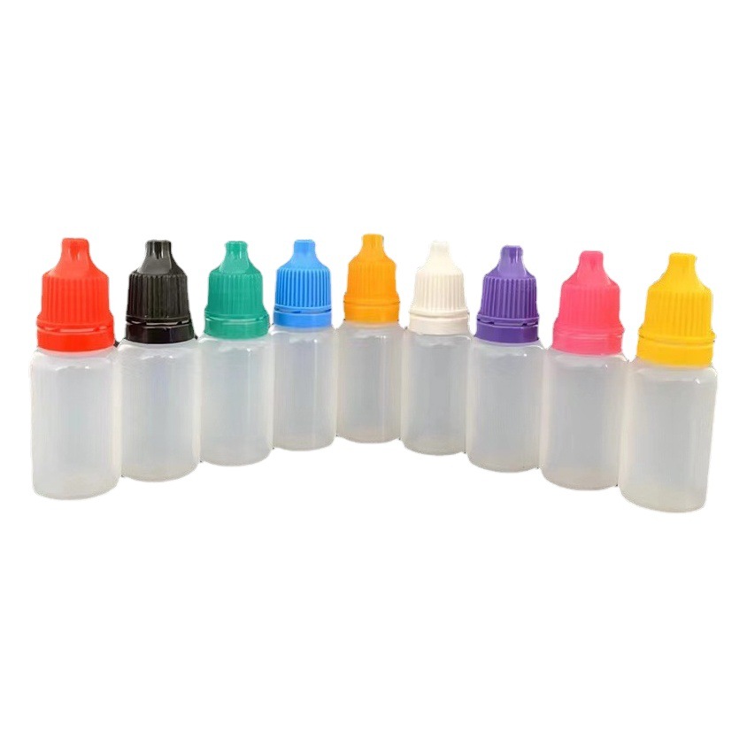 Liquid sub-filling pigment bottle 3 5 10 15 20 30 50 100ml plastic eye drops bottle