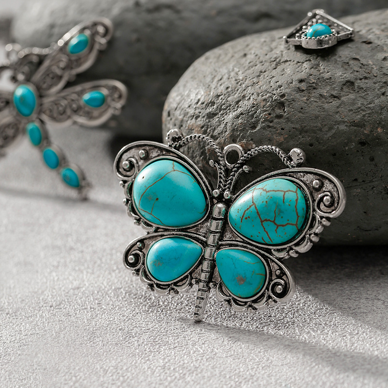 Picture of Cross-border Hot Selling European and American Style Vintage Native American Neajo Pine Stone Jewelry Accessories Imitation diy Pendant
