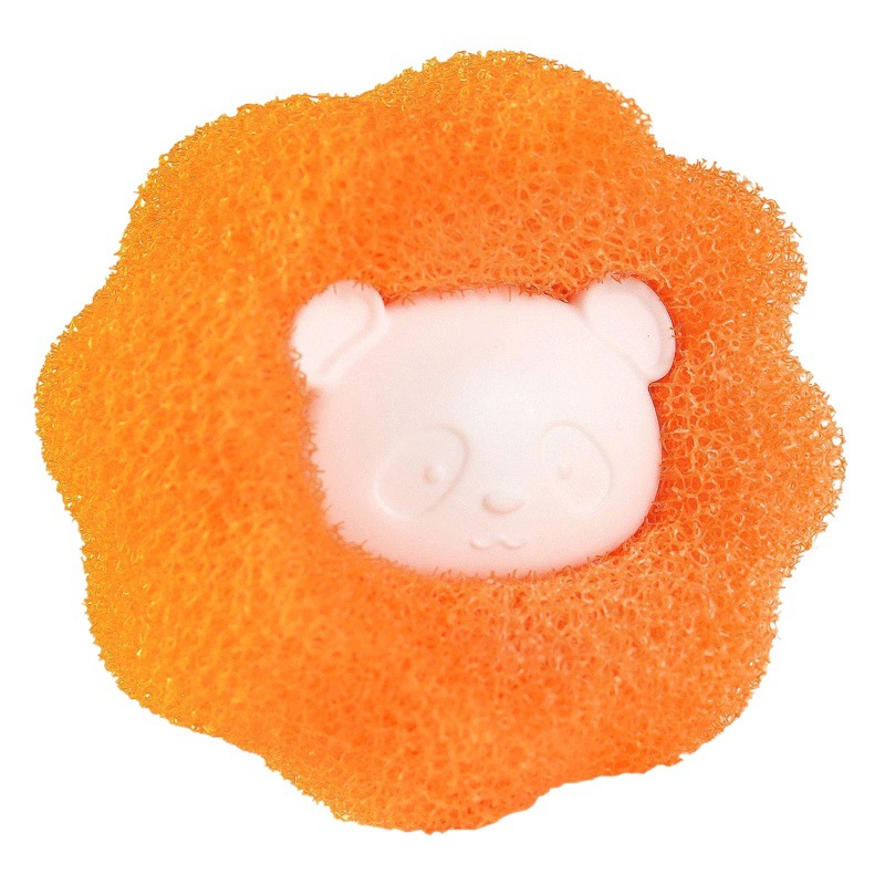 Washing Machine Hair Sticker Special Hair Removal Artifact Magic Sponge Laundry Ball Decontamination Anti-winding Hair Removal Bear
