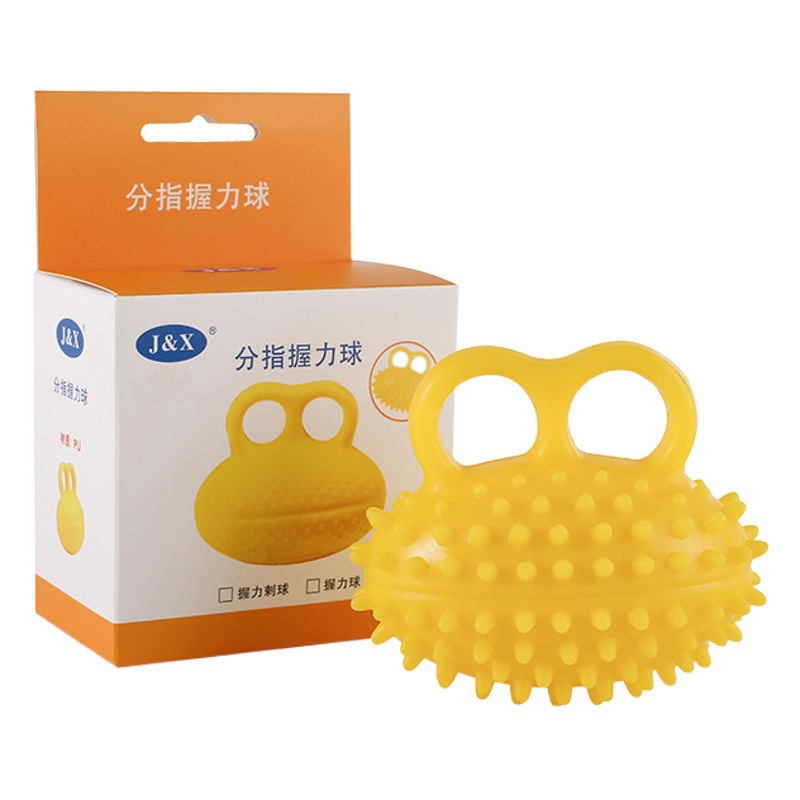 J & X grip force prickly ball patient care massage ball wrist force device prickly ball finger exercise rehabilitation fitness grip force ball