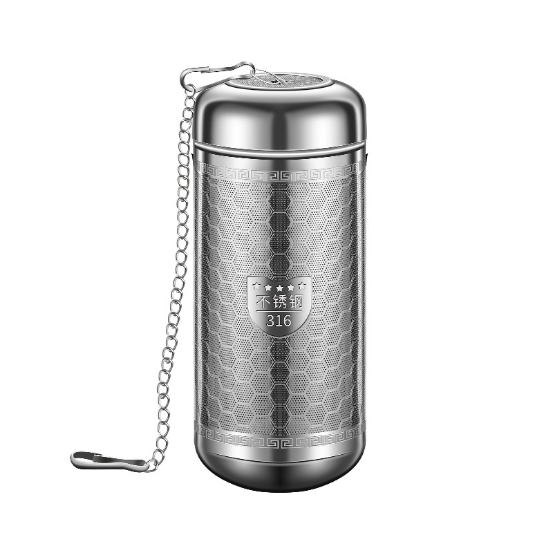 Picture of Wholesale 316 stainless steel tea drain with pendant tea filter tea water separation filter tea compartment office tea making artifact