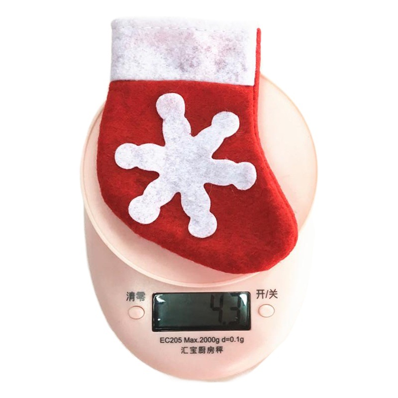 Christmas Snowflake Sock Cutlery Set Christmas Cutlery Set Christmas Sock Christmas Supplies