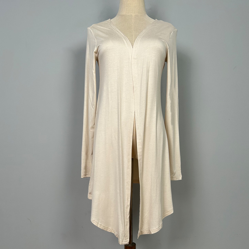 Picture of South Korea Dongdaemun New Comfortable Lazy ~ Simple Feminine Sunscreen Long Thin Cardigan Air-conditioning Shirt se