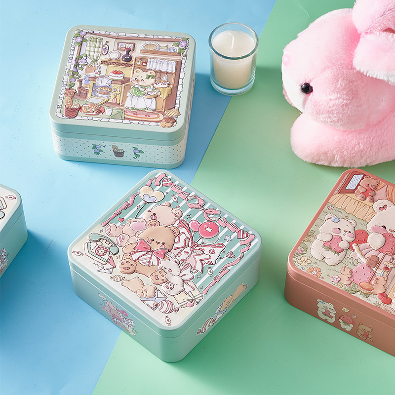 Original New Stereo Relief Gift Box Baking Candy Popular Chocolate Packaging Box Cookie Gift Box