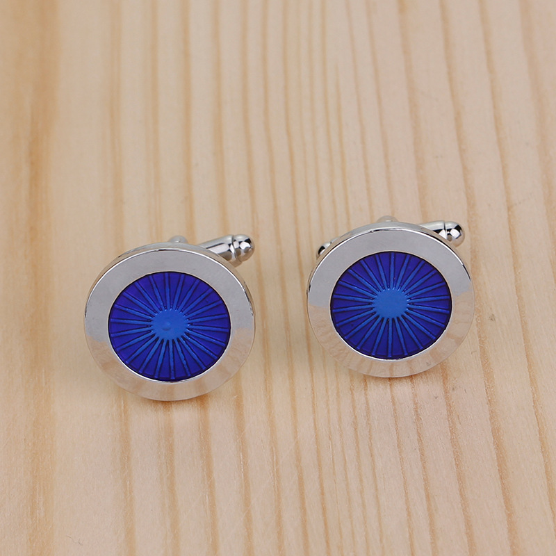 Picture of Wish European and American Joker Personalized Business Oil Dropping French Shirt Men's Fashion Business Cufflinks Cufflinks