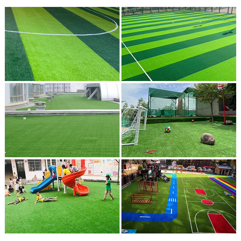 Picture of Simulation Lawn Engineering Wall Decoration Plastic Turf Site Guardrail 25MM Exterior Wall Artificial False Lawn