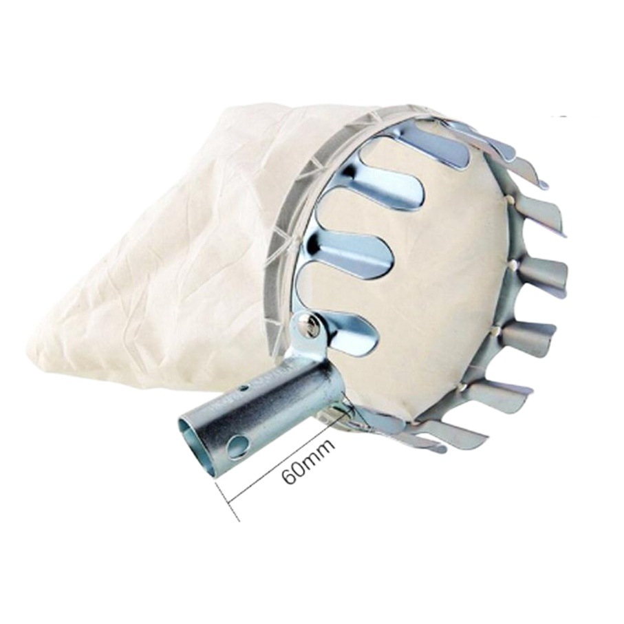 High-Altitude Telescopic Pole Fruit Picker for Orchards, Suitable for Harvesting Mangoes, Pomegranates, Persimmons, Bayberries, Loquats, Figs, Jujubes, Apricots, Plums, and Pears
