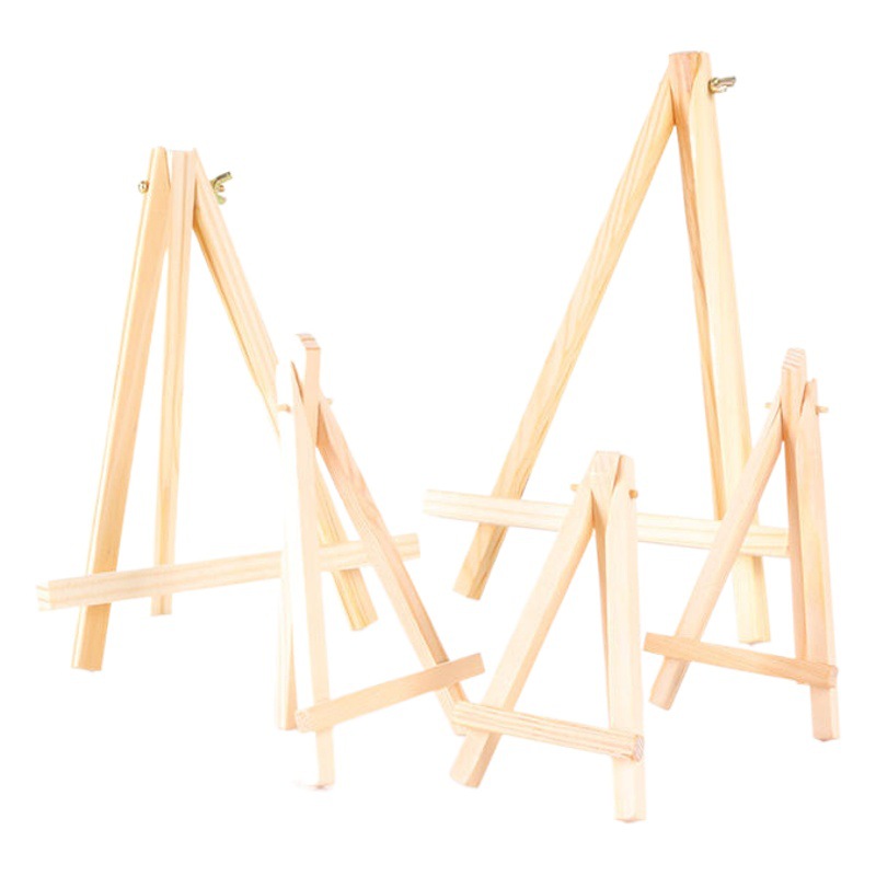 Children's mini drawing board easel 14*20 thread foldable small easel wooden tripod wooden easel wholesale