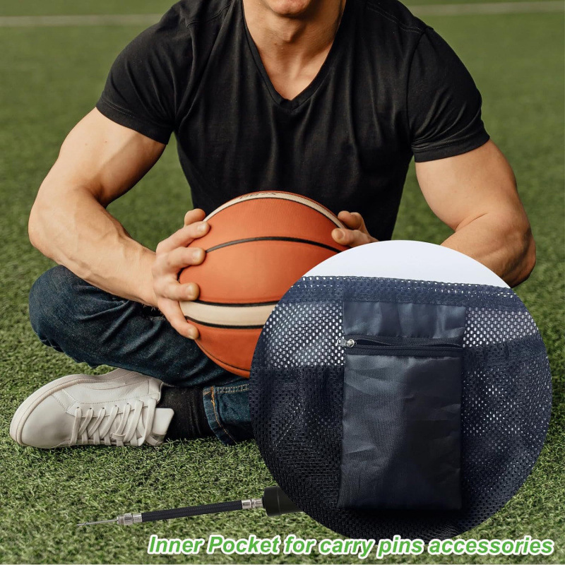 Picture of Cross-border portable basketball football net bag volleyball net bag drawstring type net bag special training shoes
