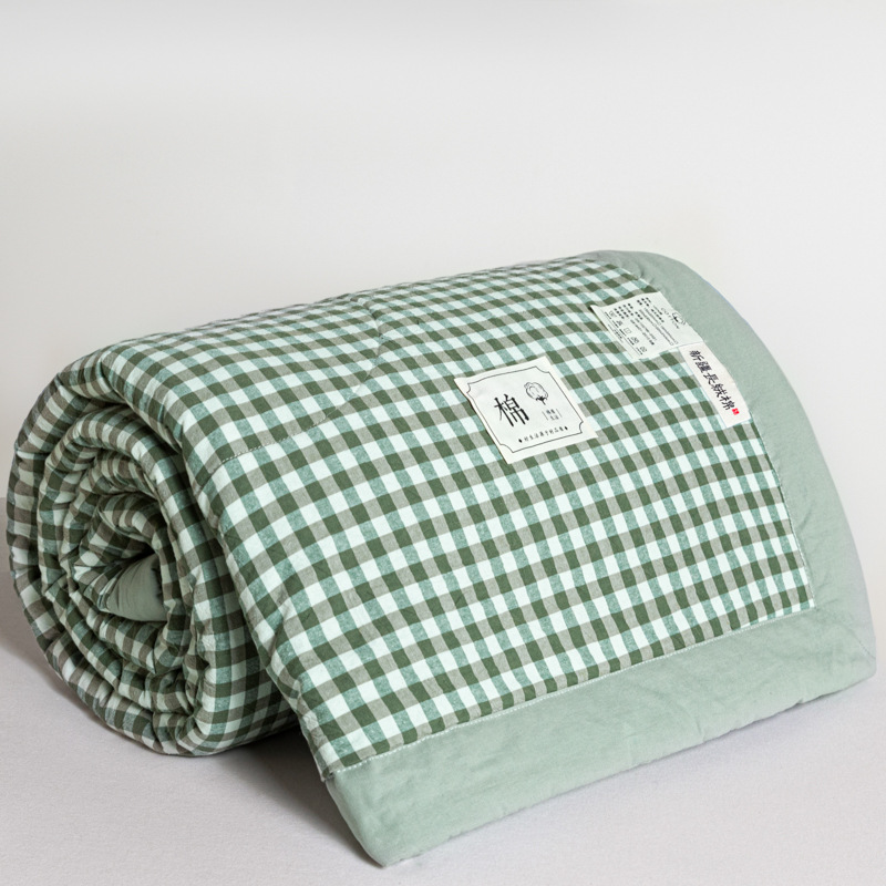 Picture of Class A Maternal and Infant Grade Non-printed Summer Quilt Xinjiang Cotton Air-conditioning Quilt Core Machine Washable Summer Cool Quilt Summer Thin Quilt