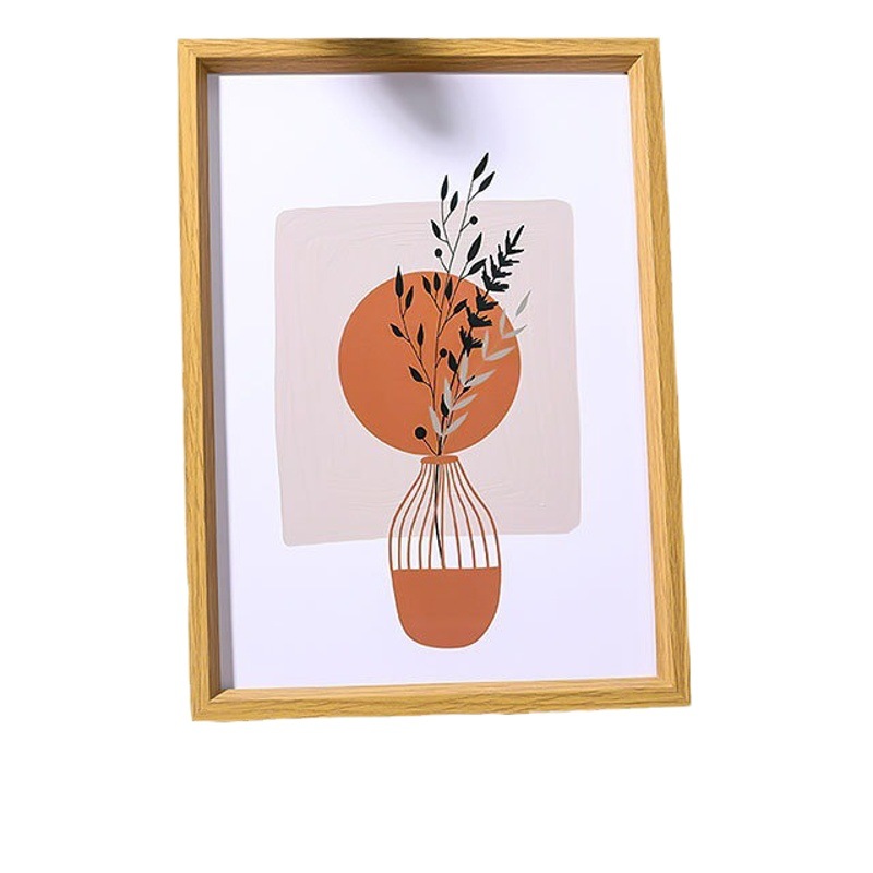 Simple wooden photo frame table wholesale 5 inch 6 inch 7 inch 8 inch 10 inch a4 creative children's picture frame wall frame