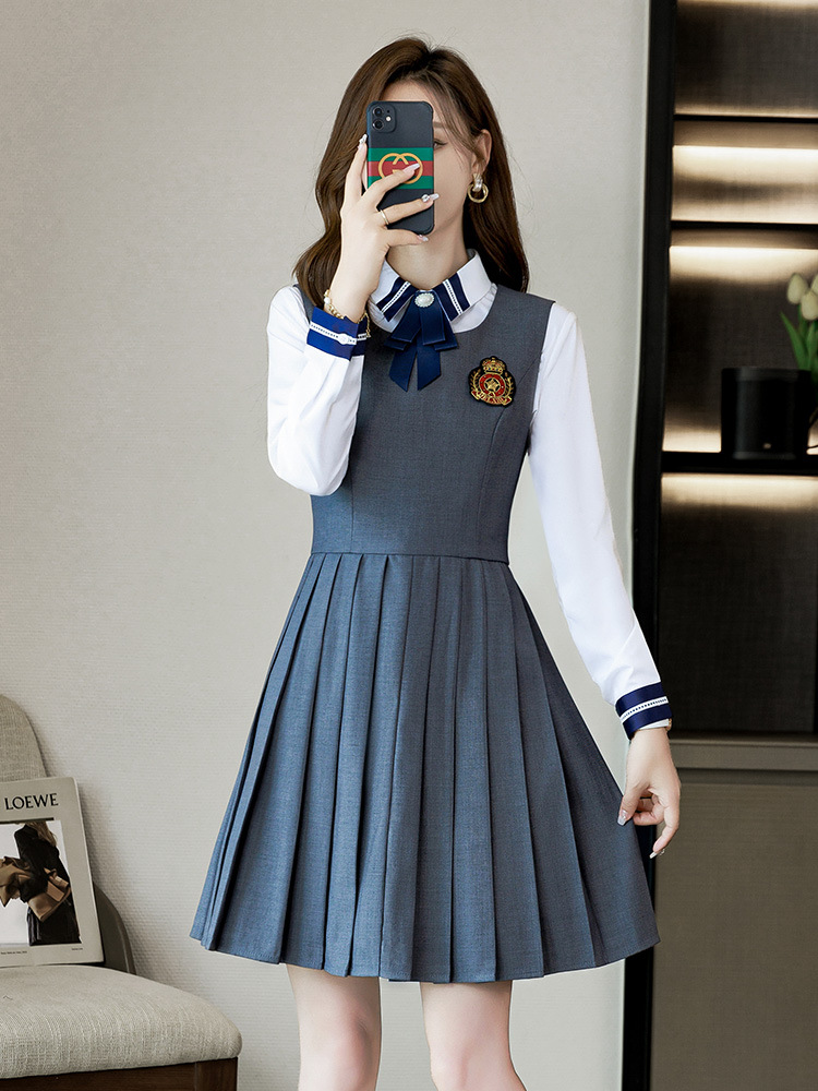 Autumn and Winter Kindergarten Teachers' Garden Clothes Work Clothes College Style Professional Suit dress suit Kindergarten Teachers' Administrative Clothing