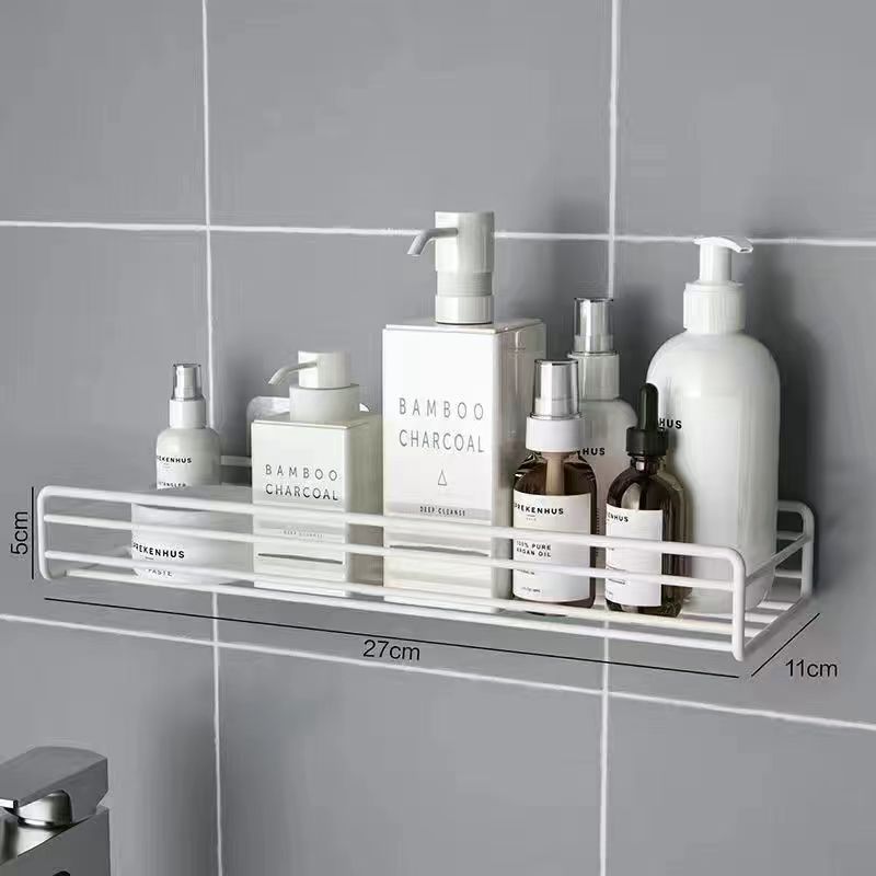 Picture of Bathroom Storage Rack Without Punching Holes Bathroom Wall-Mounted Hand Wash Basin Wall Storage Artifact Toilet Storage