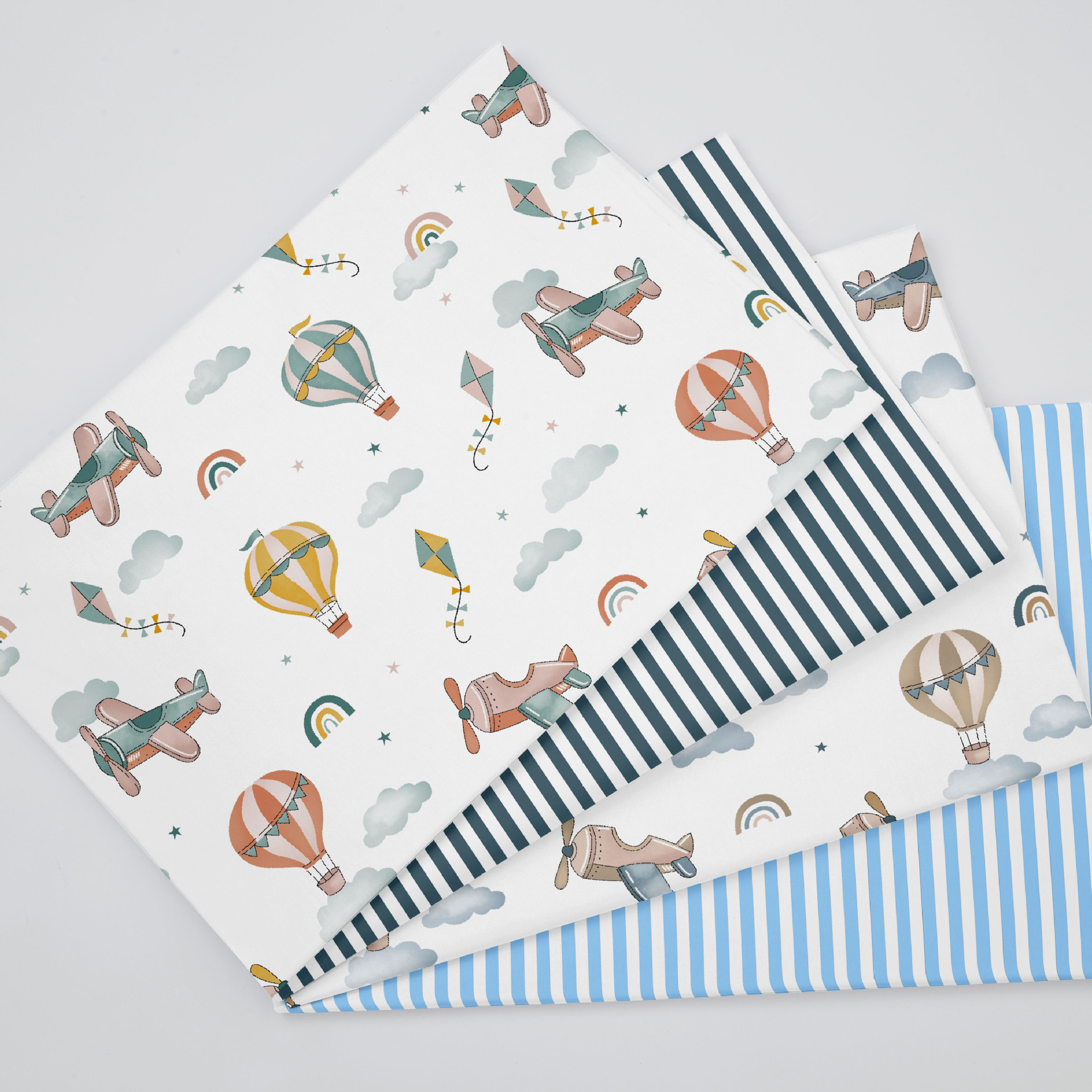 Wholesale Supply 133*72 Twill Printed Fabric Cartoon Printed 40-Count Cotton Fabric 1.6m Width