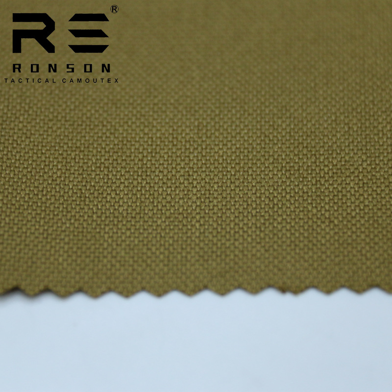 Picture of Rongsheng Factory in stock 1000D Polyester Vacated Silk khaki Fabric Wear Resistant High Strength Waterproof PU Oxford Cloth