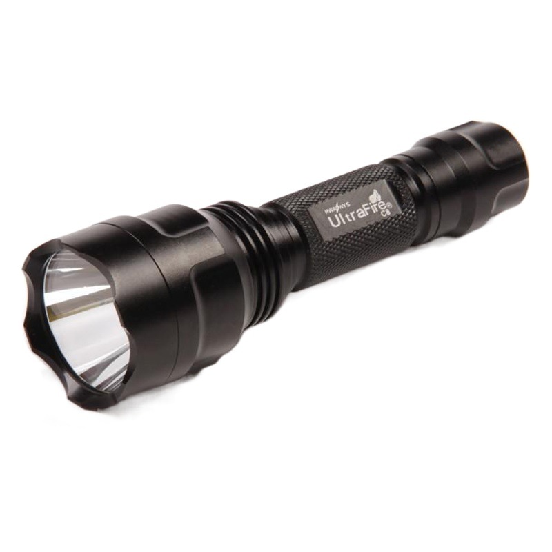 Wholesale C8 five-gear dimmer aluminum alloy strong light LED flashlight home night lighting high-power flashlight