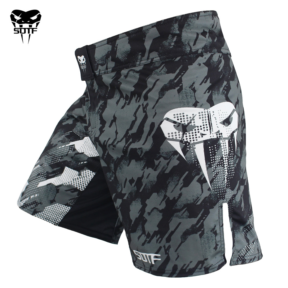 SOTF men's fight shorts MMA boxing fighting martial arts Sanda competition training running sports fitness