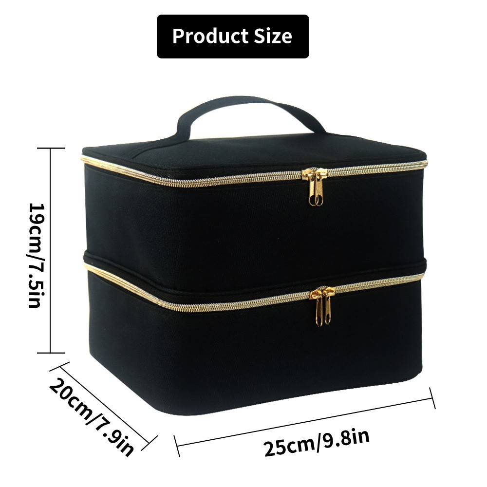 Picture of Portable cosmetic box nail tools nail polish storage bag nail polish storage bag