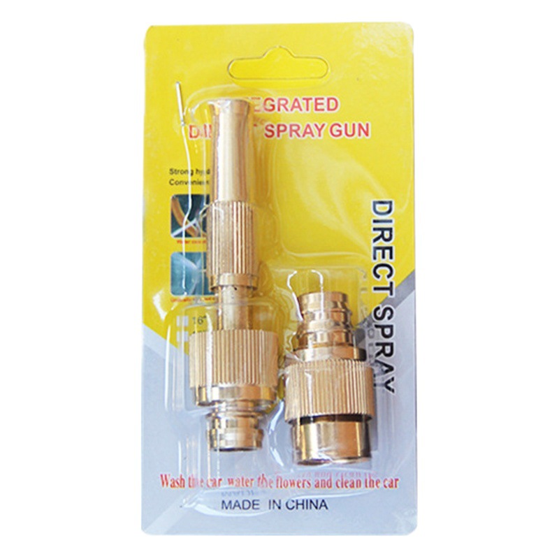 Factory Direct Supply 4 points 6 points alloy direct spray gun faucet water pipe connector car wash high pressure integrated direct spray gun